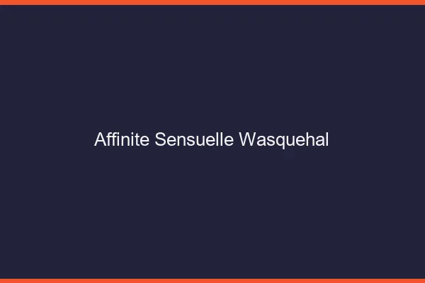 Affinité Sensuelle Wasquehal