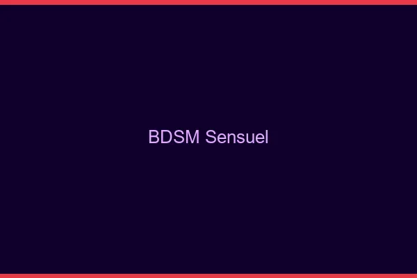 BDSM sensuel
