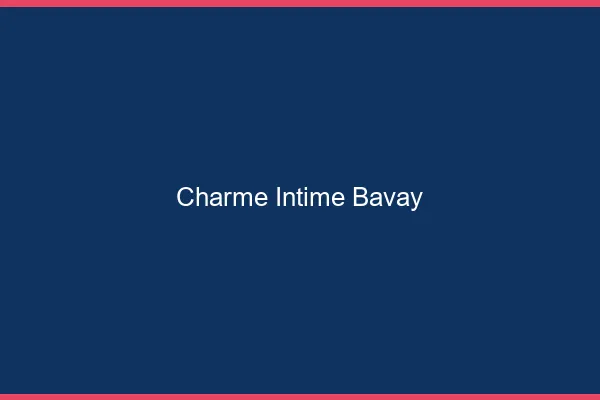 Charme Intime Bavay