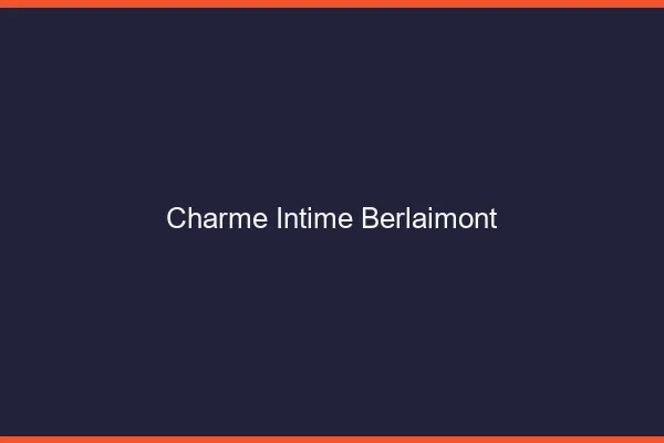 Charme Intime Berlaimont
