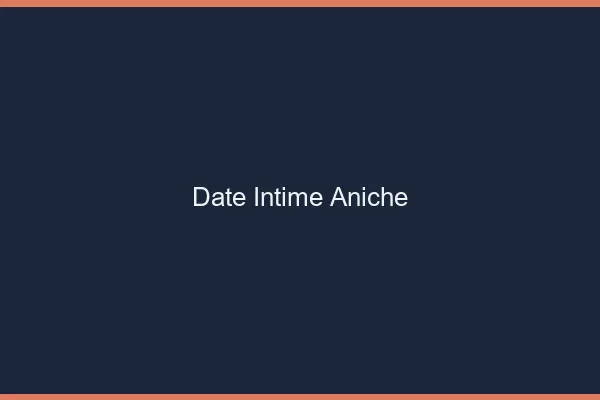 Date Intime Aniche