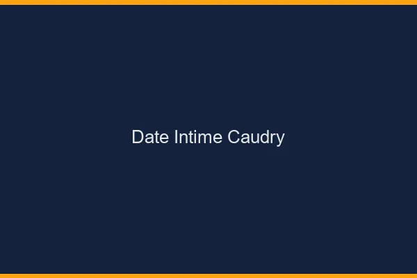 Date Intime Caudry