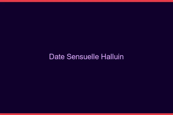 Date Sensuelle Halluin