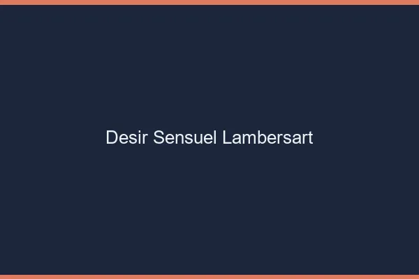 Désir Sensuel Lambersart