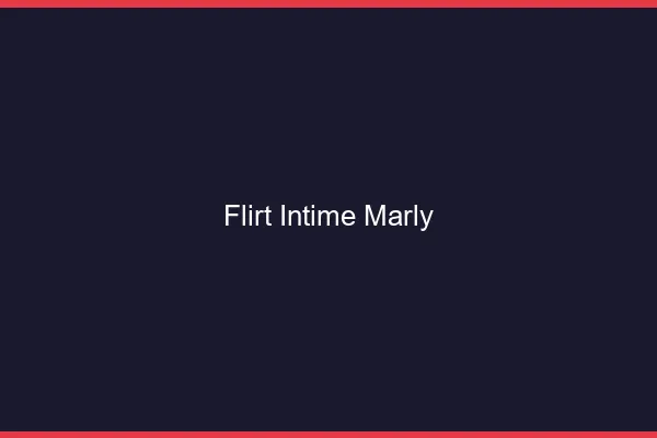 Flirt Intime Marly