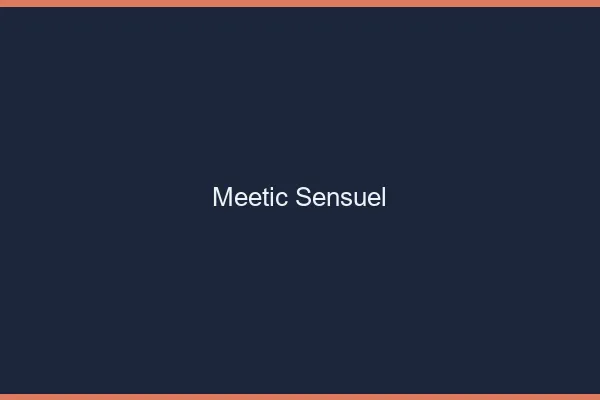 Meetic sensuel