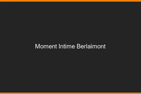 Moment Intime Berlaimont