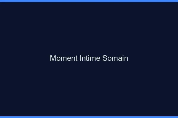 Moment Intime Somain