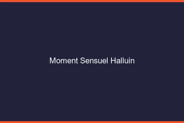 Moment Sensuel Halluin