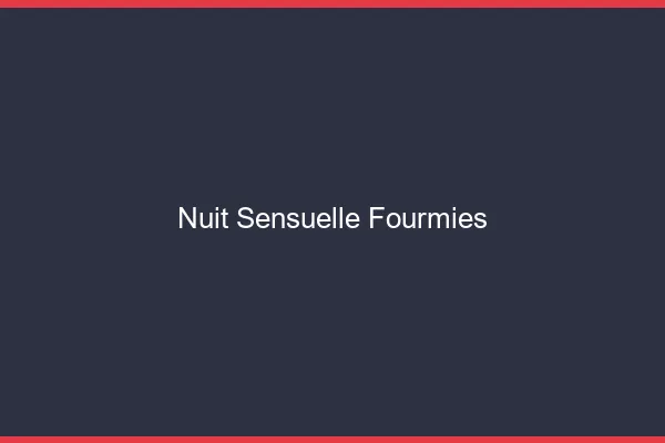 Nuit Sensuelle Fourmies