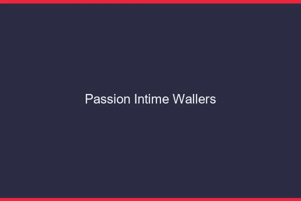 Passion Intime Wallers