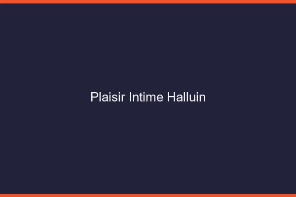 Plaisir Intime Halluin