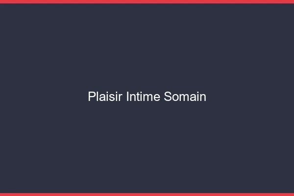 Plaisir Intime Somain