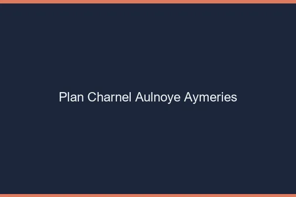 Plan Charnel Aulnoye-Aymeries