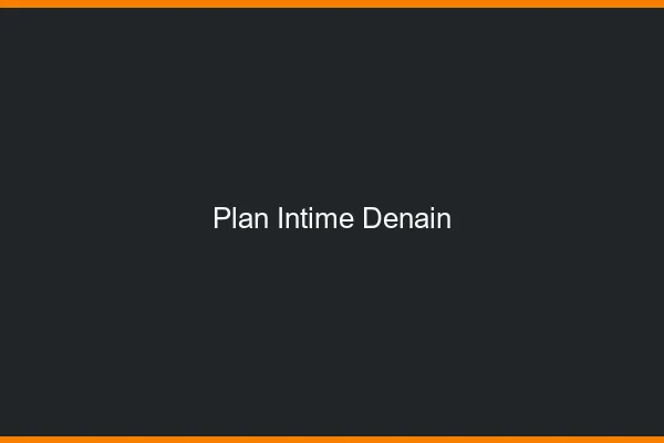 Plan Intime Denain