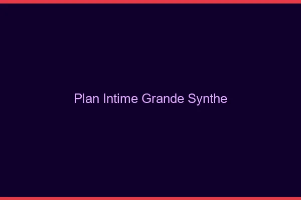 Plan Intime Grande-Synthe