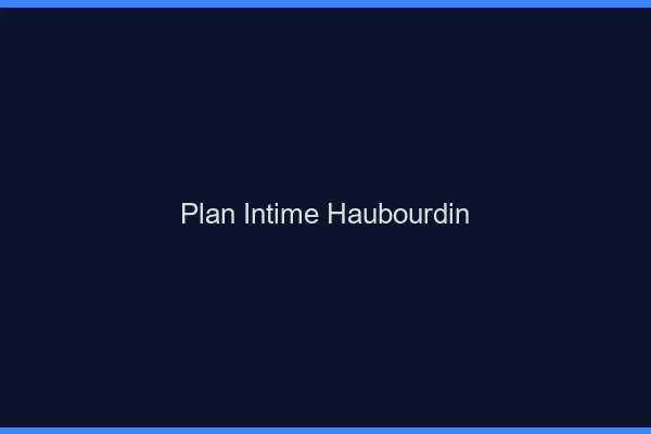 Plan Intime Haubourdin