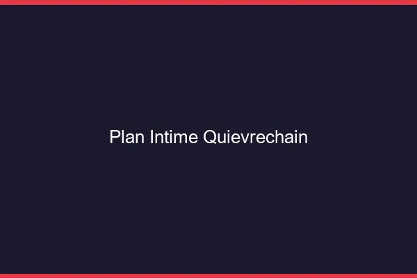 Plan Intime Quiévrechain