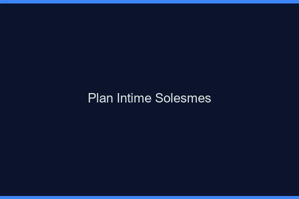 Plan Intime Solesmes
