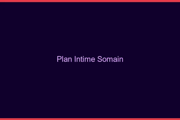 Plan Intime Somain