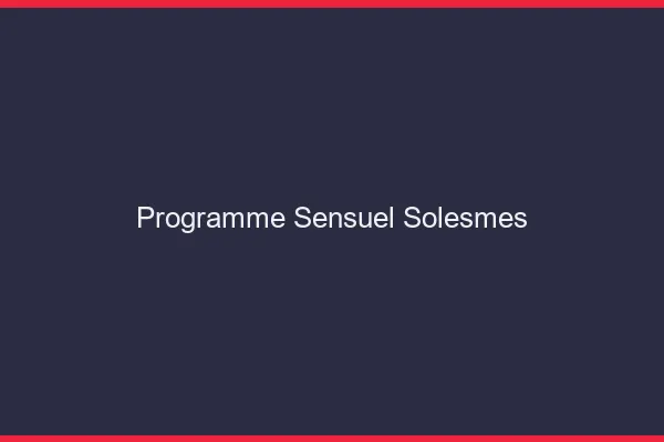 Programme Sensuel Solesmes
