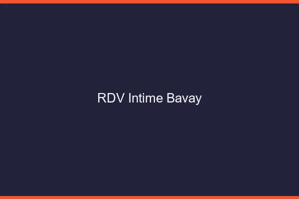 RDV Intime Bavay
