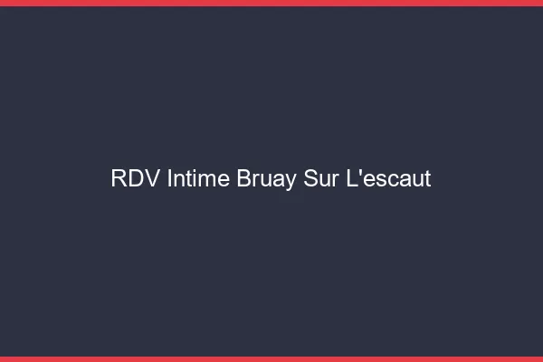 RDV Intime Bruay-sur-l'Escaut