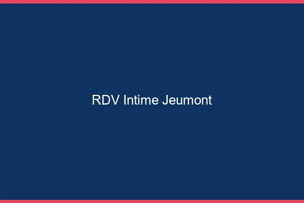 RDV Intime Jeumont