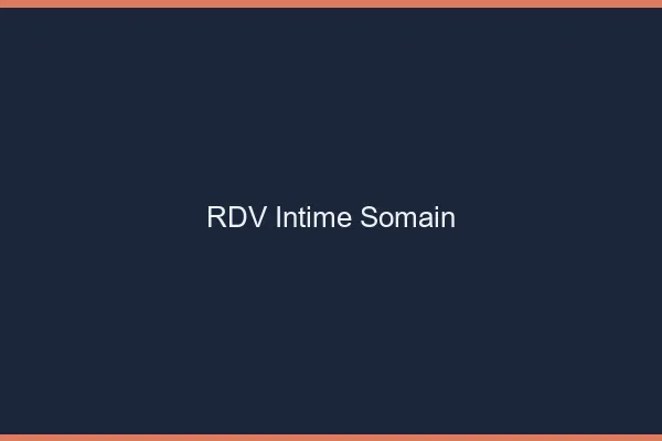 RDV Intime Somain