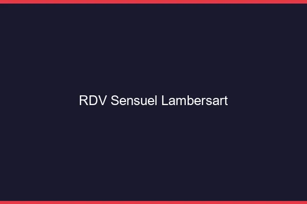 RDV Sensuel Lambersart