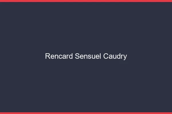 Rencard Sensuel Caudry