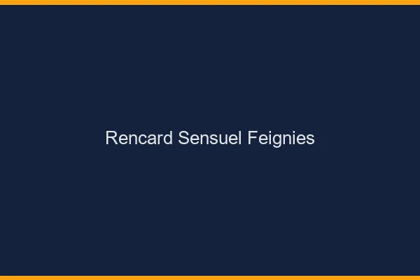 Rencard Sensuel Feignies