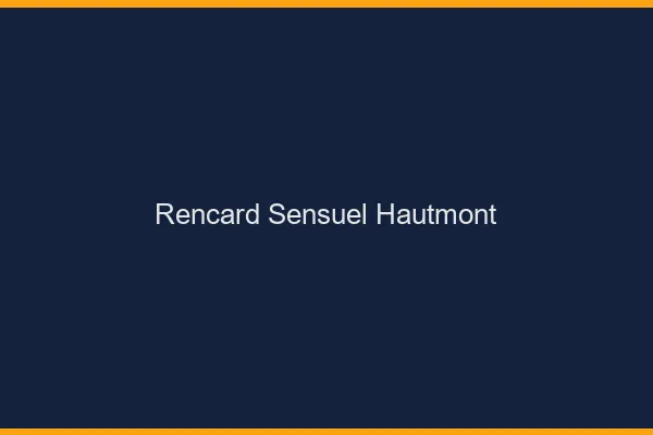 Rencard Sensuel Hautmont
