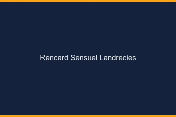 Rencard Sensuel Landrecies