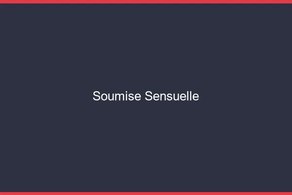 Soumise sensuelle