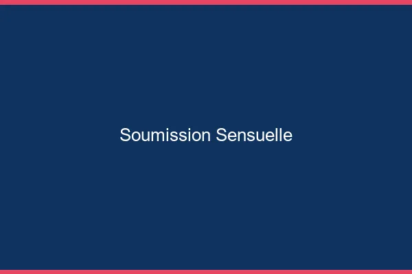 Soumission sensuelle
