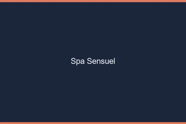 Spa sensuel